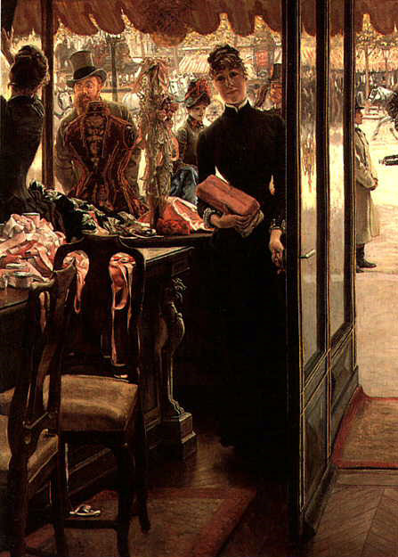 James Tissot - The Milliner's Shop