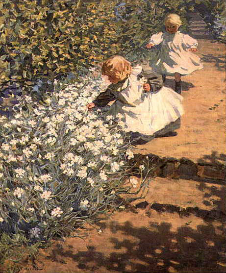 Helen McNicoll - Picking Flowers